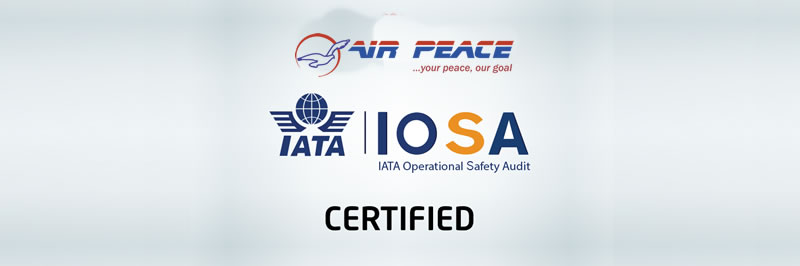 Airpeace IATA IOSA Certified