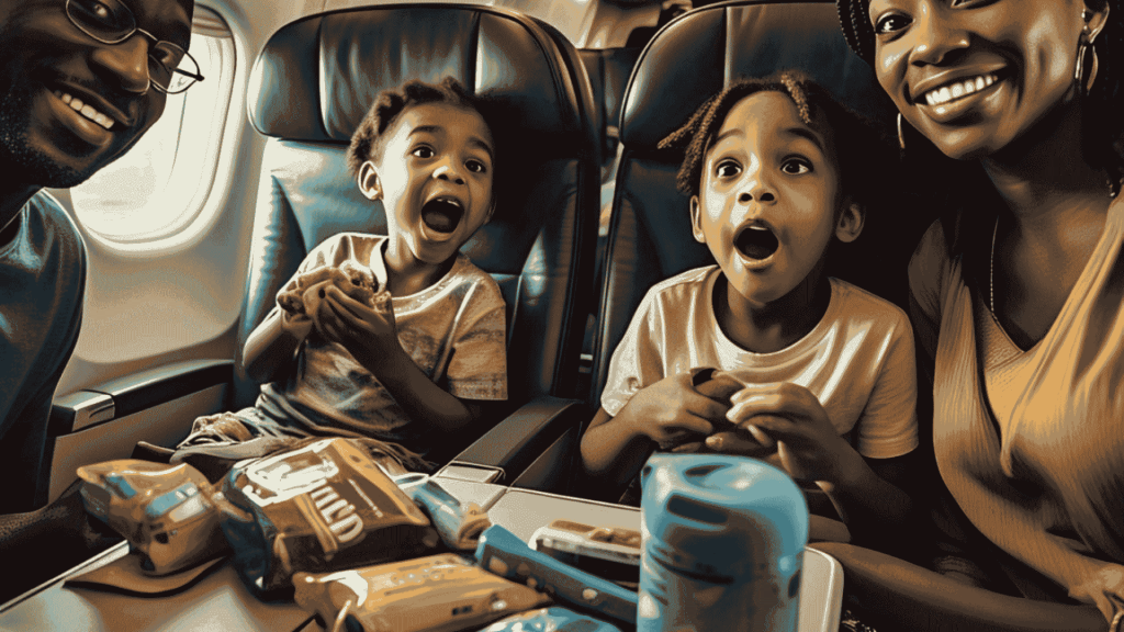 flying with kids