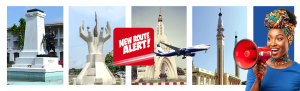 Flights to Douala, Libreville, Bamako & Conakry